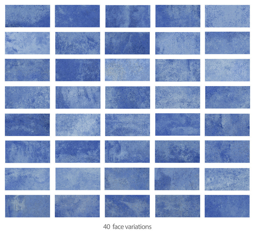 Myst Blue Lava Ceramic Wall Tile