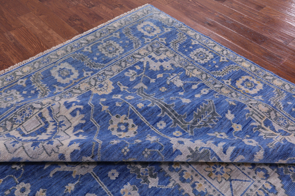 8' 11" X 12' 5" Persian Fine Serapi Hand-Knotted Wool Rug - Q13707