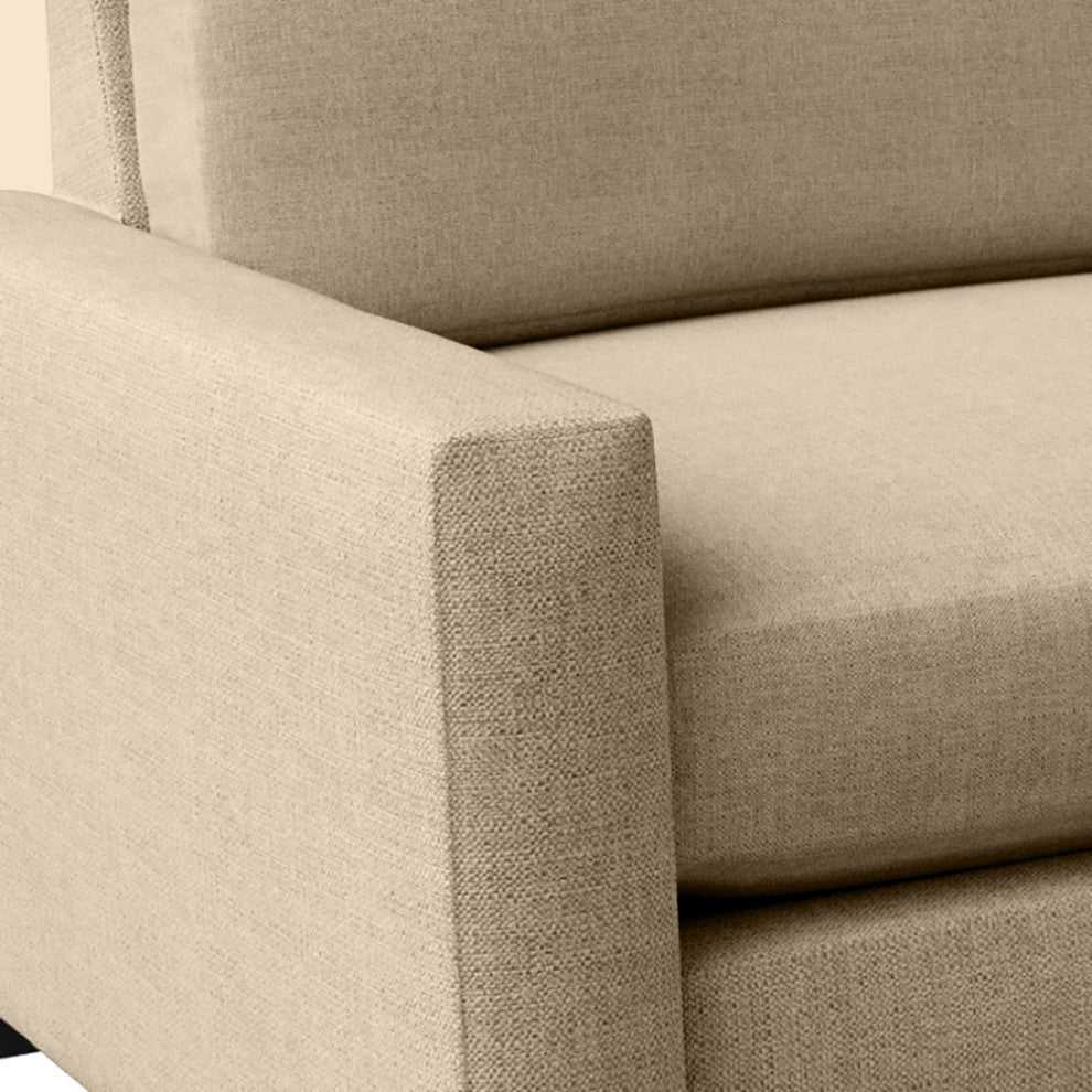 Nativa Interiors Revolution 83" Sofa, Flax, Depth: Deep Plush