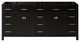 Caroline Parkway 72" Double Bathroom Vanity Cabinet, Espresso