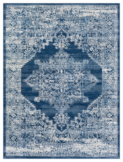 Surya Roma ROM-2347 7'10"x10' Rug, Light Gray/Medium Gray/White