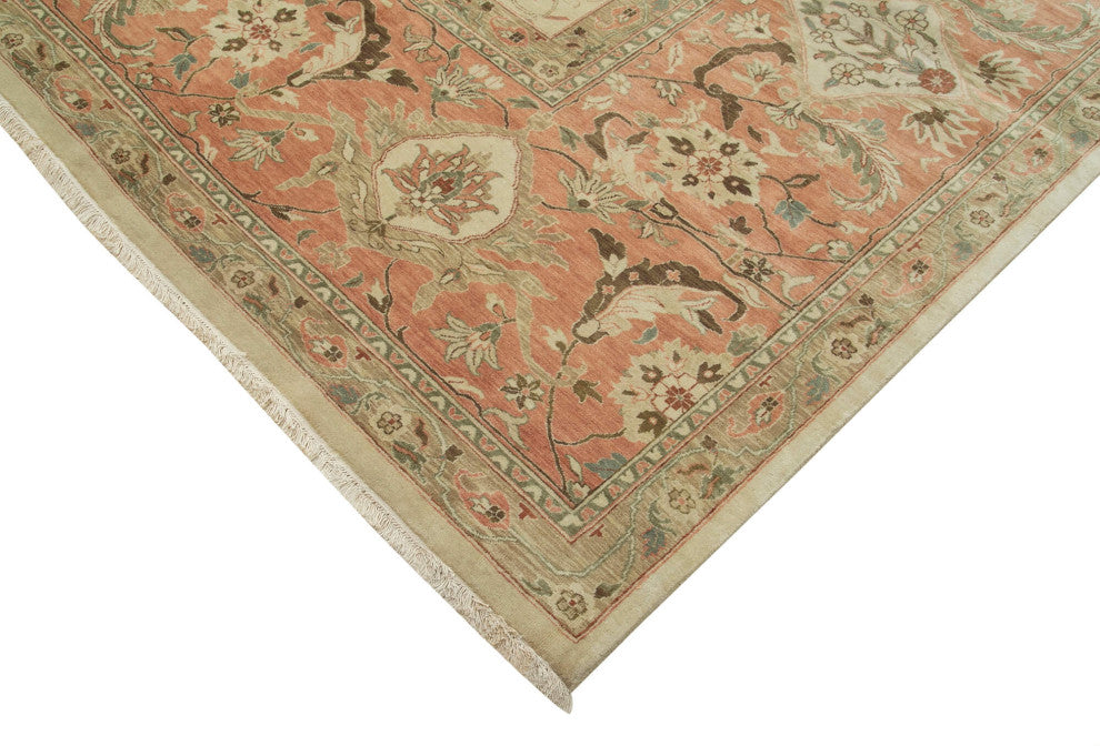 Rug N Carpet - Hand-Knotted Oriental 11' 10" x 18' Large Oushak Area Rug
