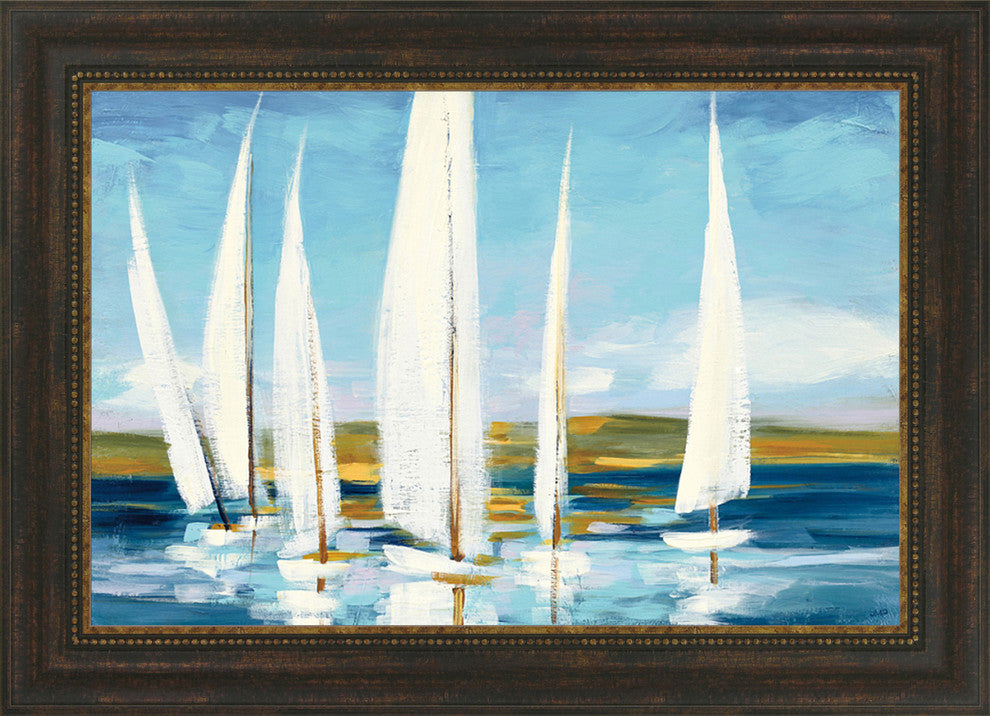 "Horizon" By Julia Purinton, Framed Wall Art, Ready to Hang