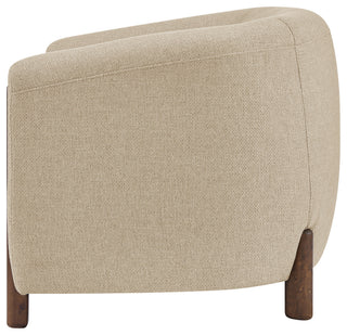 Ruth Accent Arm Chair, Barley Beige, Fabric