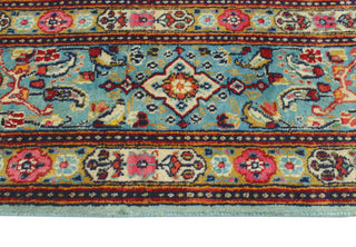 Super Vintage Distressed All Lt. Blue/Rust Rug, 7'1 x 10'1