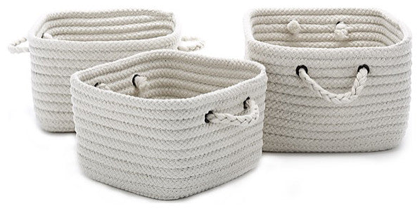 Colonial Mills Basket Simply Home Shelf Storage White Square