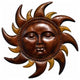 Vivacious Metal Sun Wall decor , Bronze