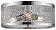 Zlite 331F14-CH 3-Light Flush Mount, Chrome
