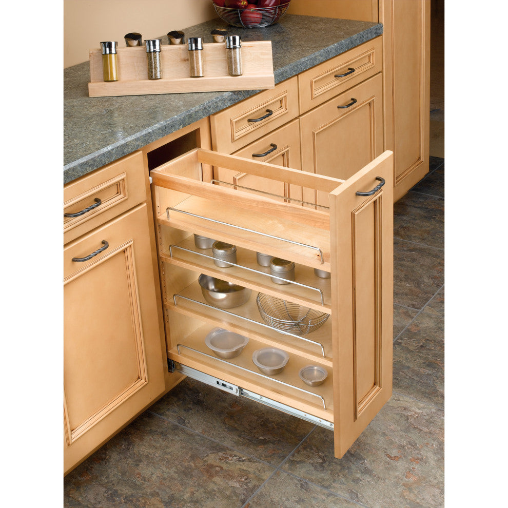Wood Spice Insert Accessory for 448 Series Soft Close Organizer, 10"