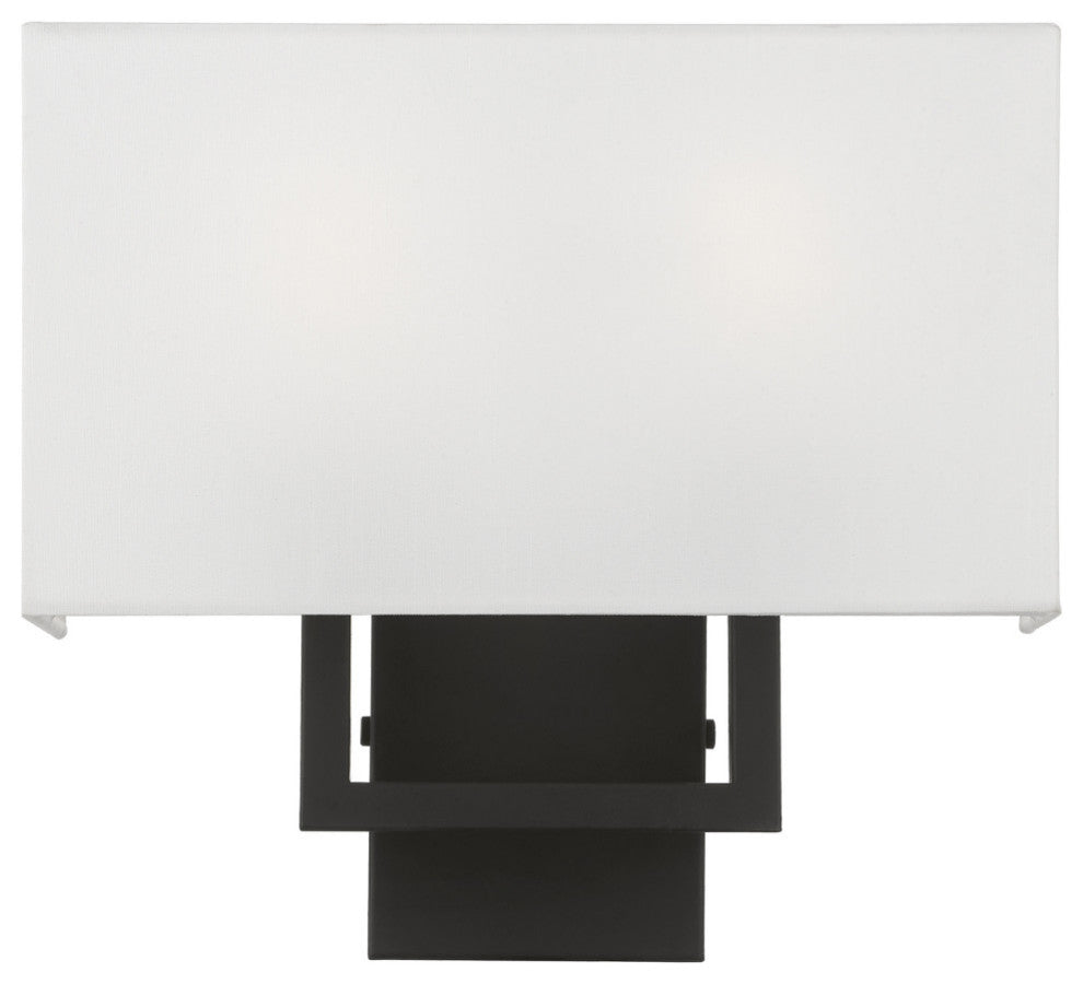 Pierson 2 Light Black ADA Sconce