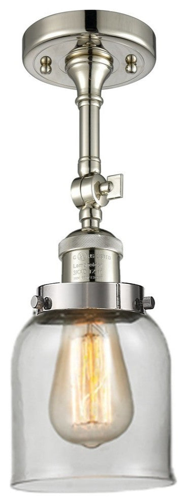 Innovations Lighting 201F-Pn-G52-Led 1 Light Dimmable Led Semi-Flush Mount