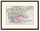 Prussia Germany Vintage Antique Map Wall Art, 16"x21"