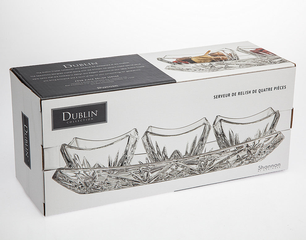 Dublin 4 Piece Condiment Server Set