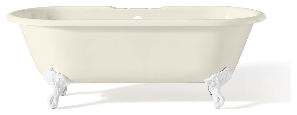Cheviot Products Regal Cast Iron Bathtub With Faucet Holes
