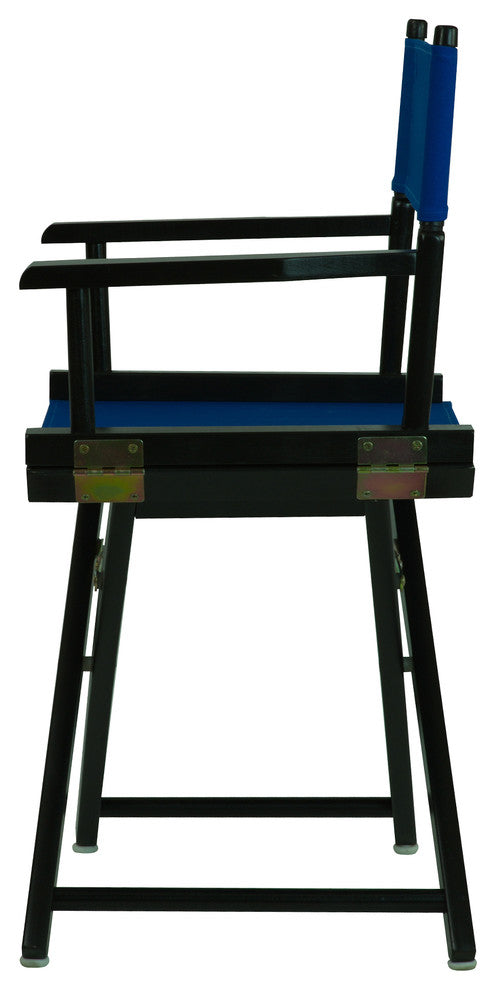 018" Director's Chair Black Frame-Royal Blue Canvas