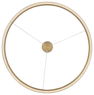 Lark 83464 Kenna 25"W LED Ring Chandelier - Black