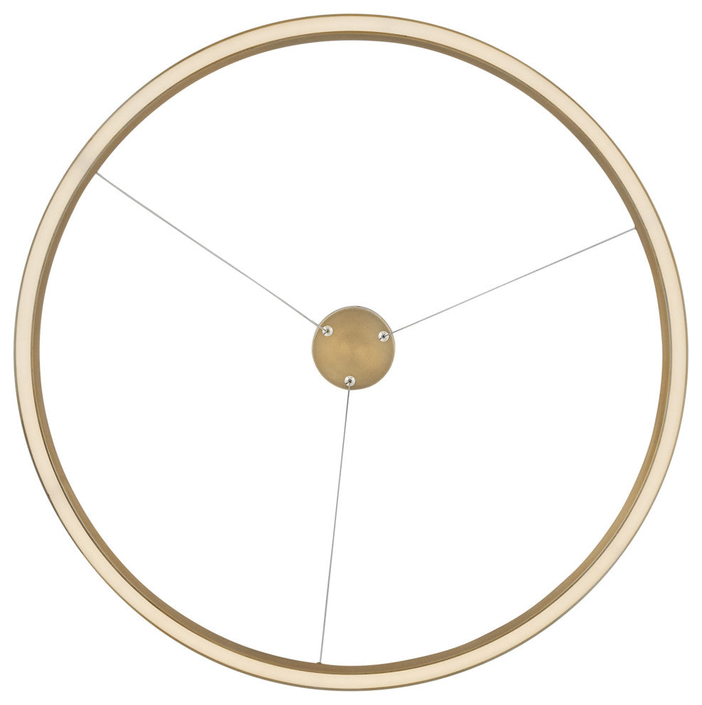 Lark 83464 Kenna 25"W LED Ring Chandelier - Black