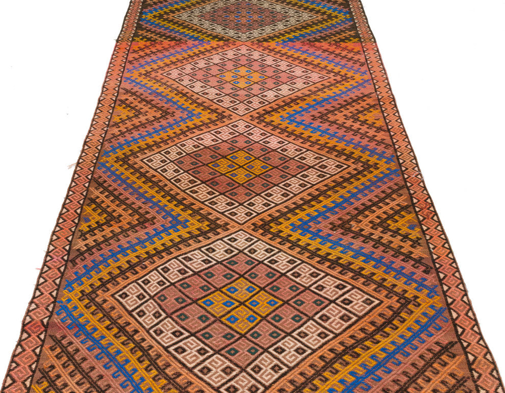 Vintage Anatolian Jijim Runner 3' 9" x 13' 4", 45 in. x 160 in.