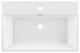 Claire 24" Ceramic Console Sink White Basin Gold Legs, Brushed Gold