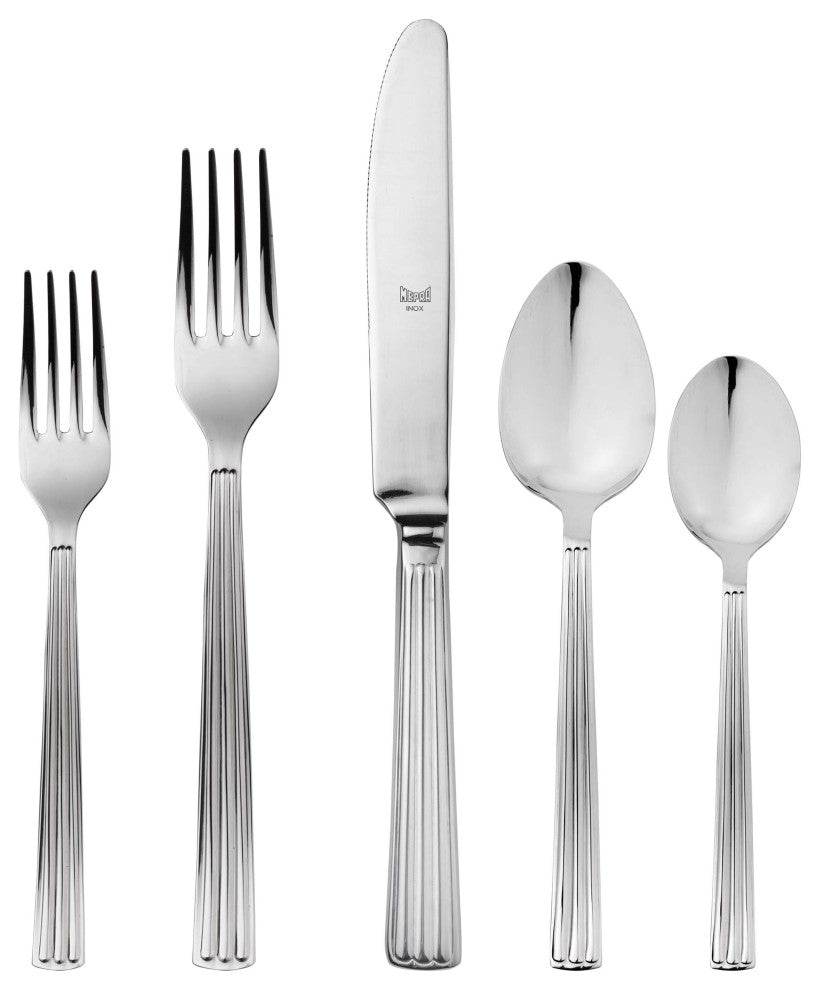 Sole Flatware Set 5-Piece Set, Mirror