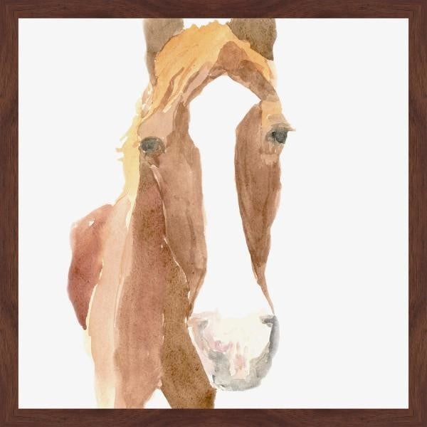 "The Blaze II" Framed Painting Print, 32"x32"