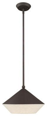 Livex Lighting Bronze 1-Light Mini Pendant