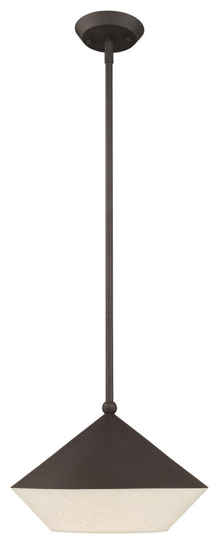 Livex Lighting Bronze 1-Light Mini Pendant