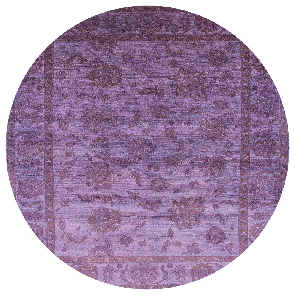 Ahgly Company Indoor Round Mid-Century Modern Area Rugs, 3' Round