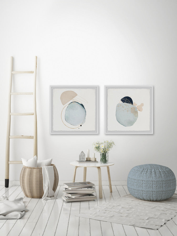 Broken Dimension Diptych, 2-Piece Set, 12x12 Panels