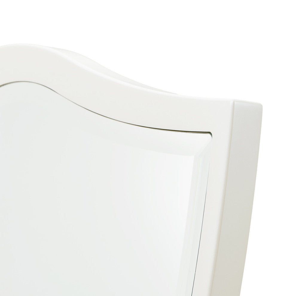 La Marisia Dresser Mirror, Creamy Pearl