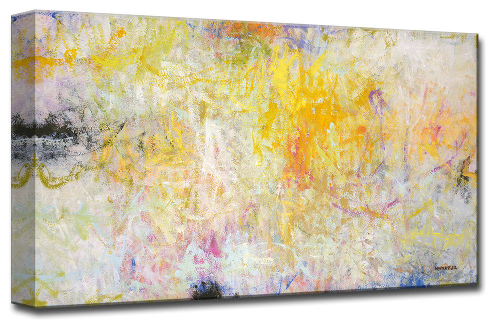 Ready2HangArt Oversized Canvas 'Contentment' by Norman Wyatt, 12"x24"