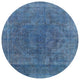 Ahgly Company Indoor Round Mid-Century Modern Area Rugs, 7' Round