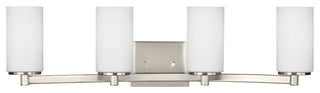 Generation Lighting Lighting 4-Light Wall/Bath, Brushed Nickel