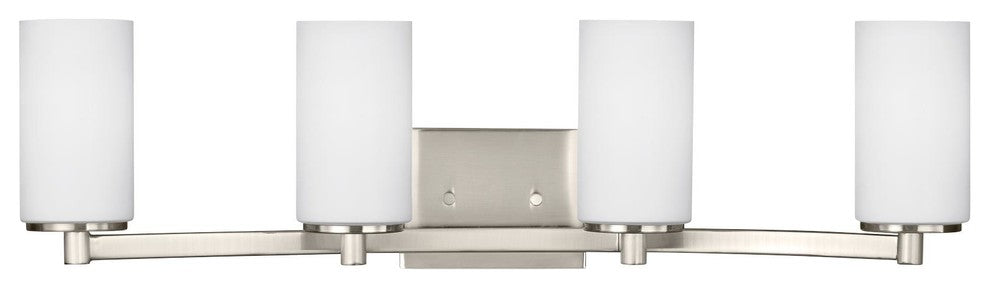 Generation Lighting Lighting 4-Light Wall/Bath, Brushed Nickel