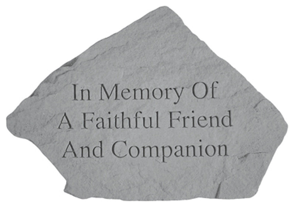 "In Memory" Garden Stone
