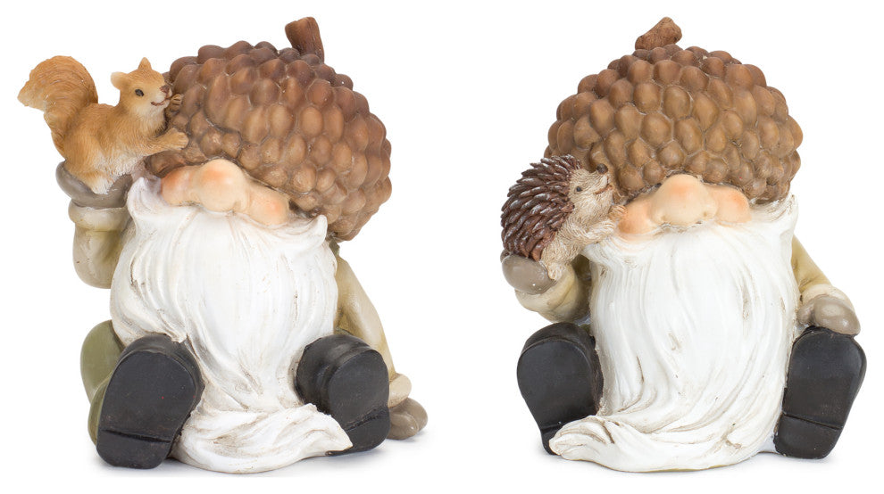 Gnome With Acorn Hat, 2-Piece Set