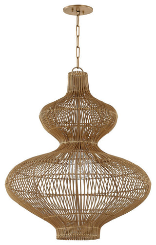 Irvine One Light Pendant in Patina Brass