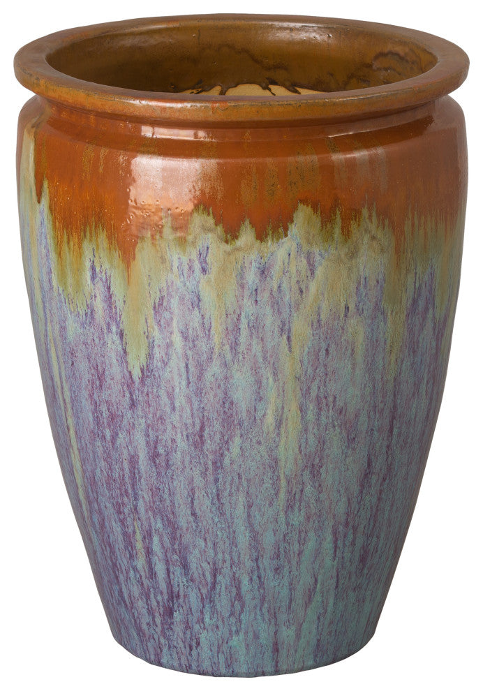 Rim Planter, Seafoam 20.5X20.5X27"H