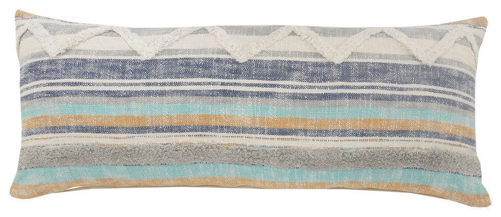 Multicolored Chevron Throw Pillow
