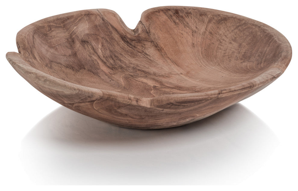 Potenza Natural Teakwood Bowl, Large