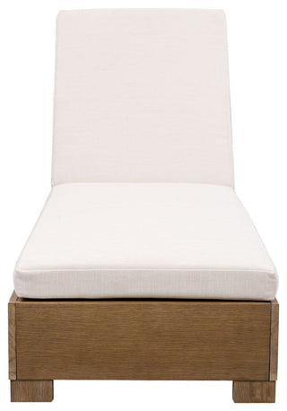 Safavieh Couture Indoor-Outdoor Blanquilla Chaise Lounge, Natural/Beige