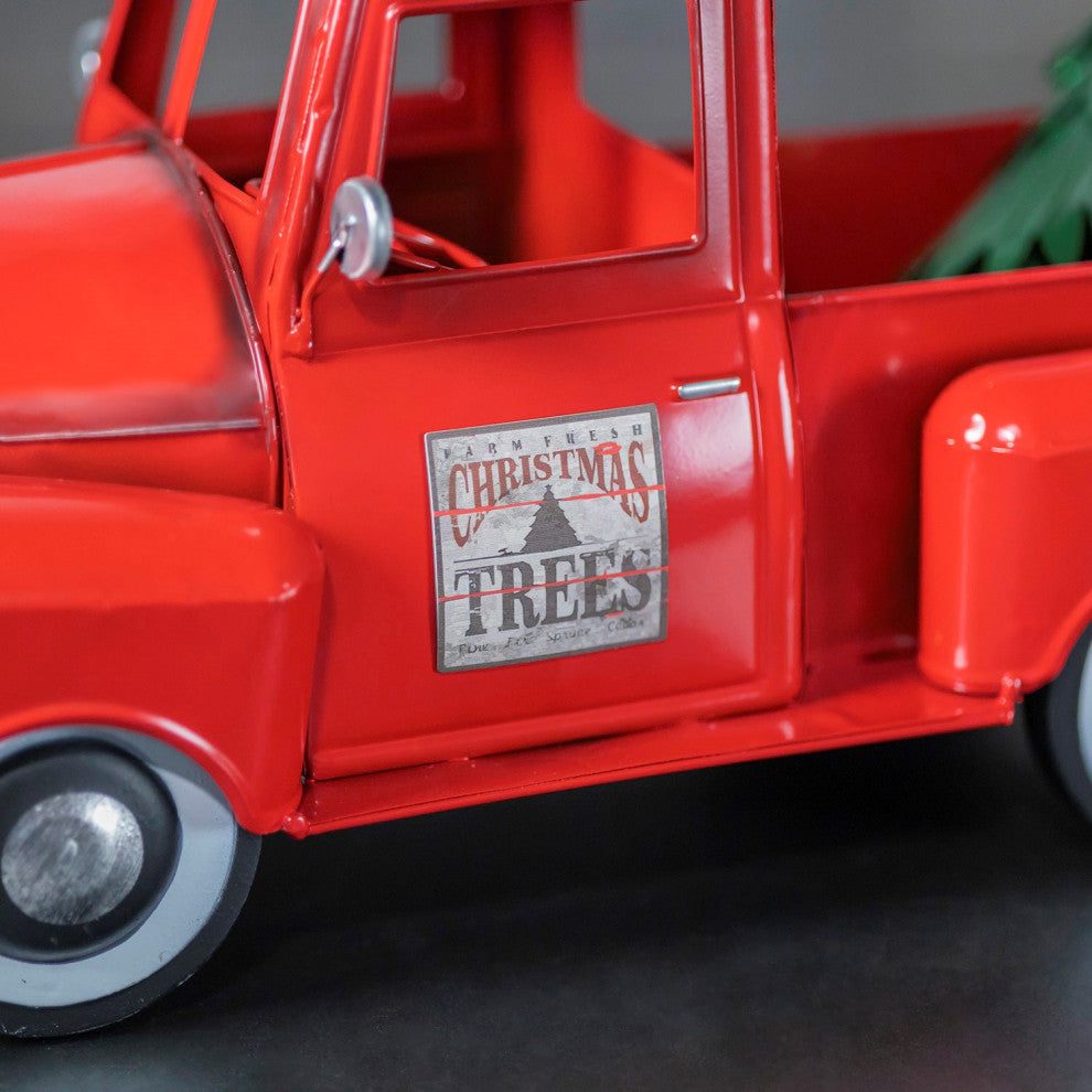 Small Multi Seasonal Iron Pickup Truck