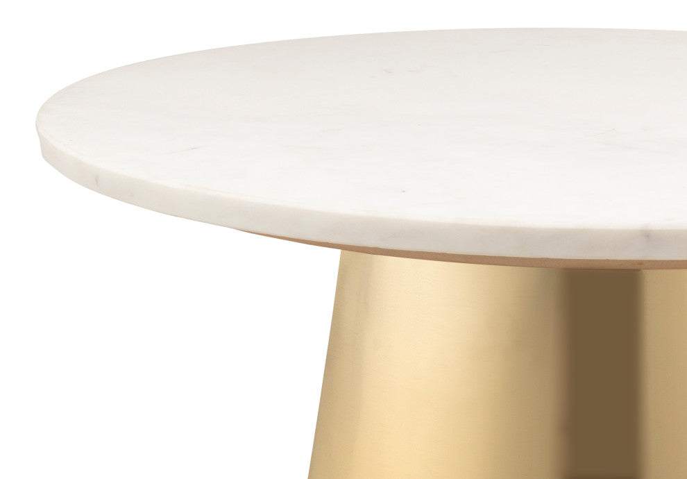 Bleeker Marble Coffee Table - White
