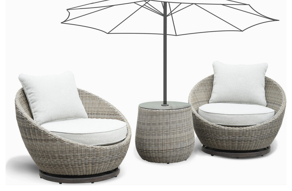 Adeline Wicker Patio 3-Pack