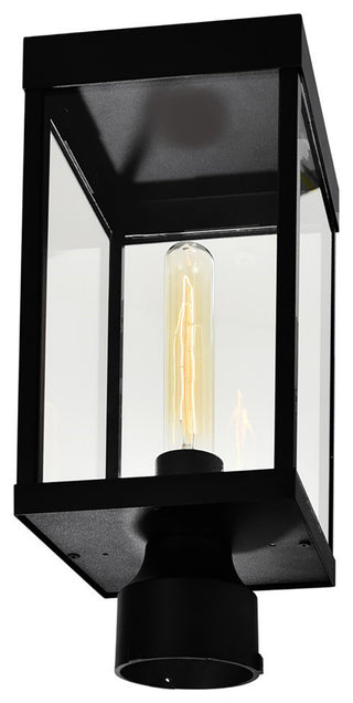 Windsor 1 Light Black Outdoor Lantern Head