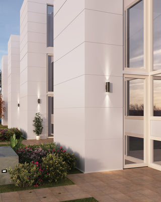 4" LED Round Cylinder, Black