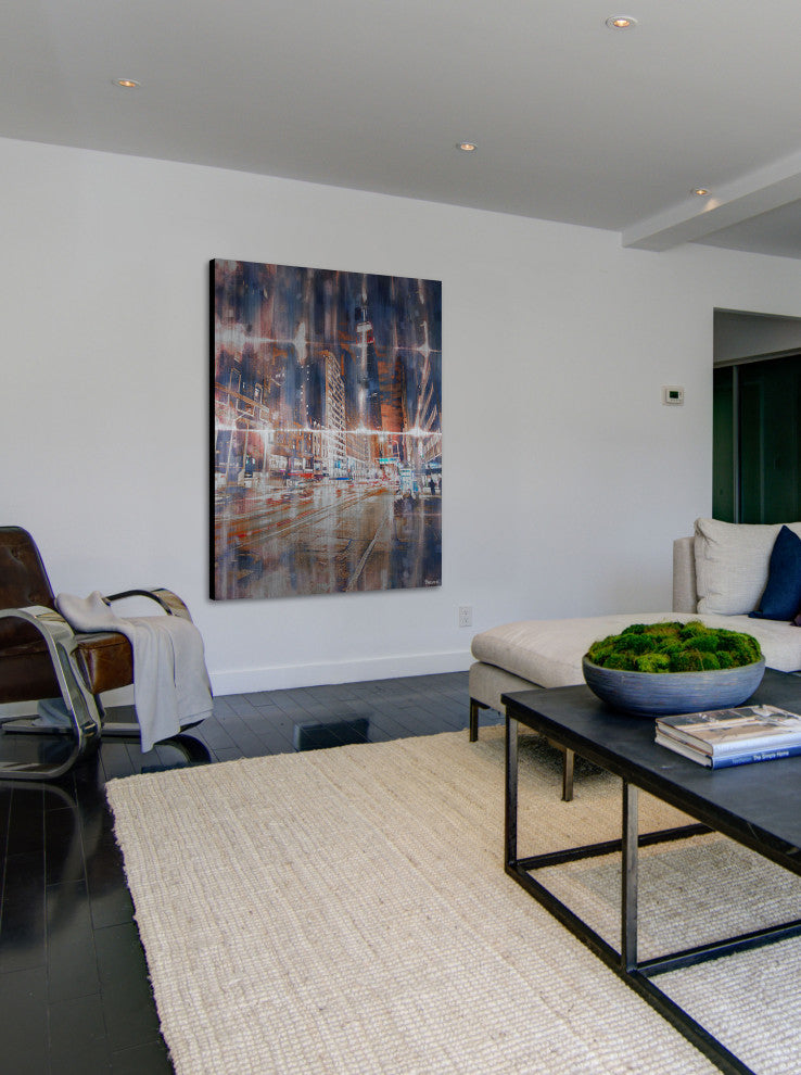 "It's a Blur" Print on Brushed Aluminum, 30"x45"