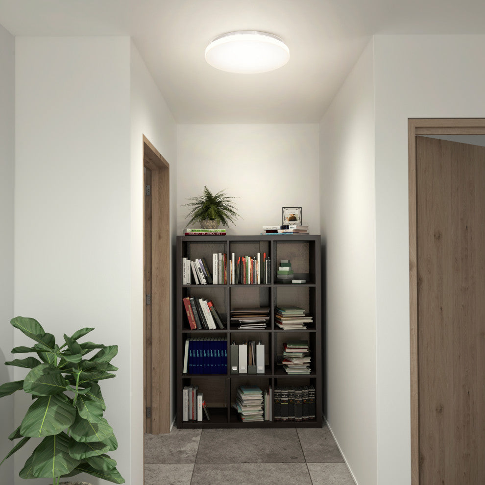 Artika Moonraker III Ceiling Flushmount Light, White