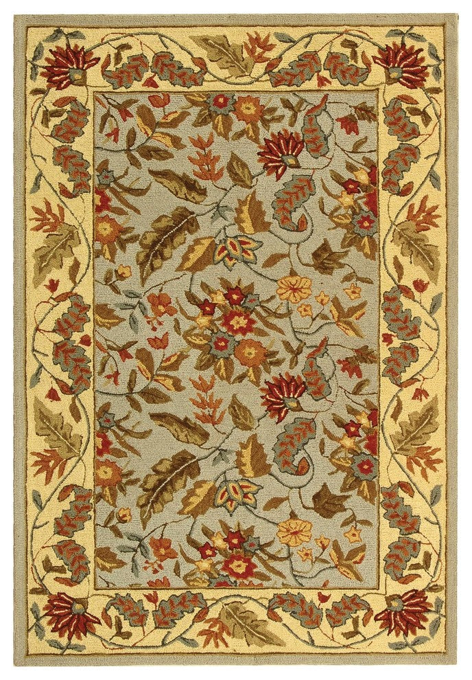 Chelsea Blue Area Rug HK141D - 3' x 3' Round
