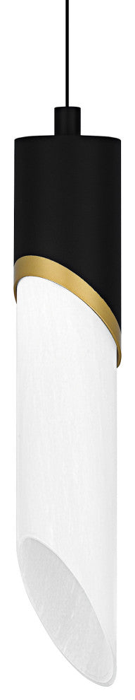 Quoizel PCAYS1503 Alys 3"W LED Mini Pendant - Matte Black